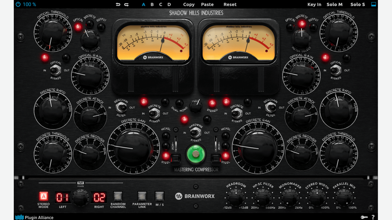 Brainworx『Shadow Hills Mastering Compressor Class A』