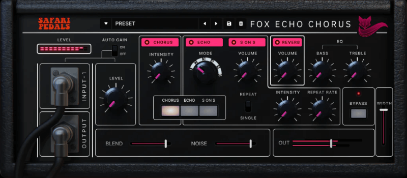 Safari Pedals『Fox Echo Chorus』の紹介