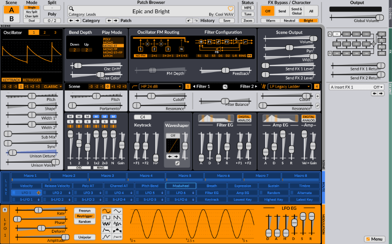 Surge Synth Team『Surge XT』の紹介