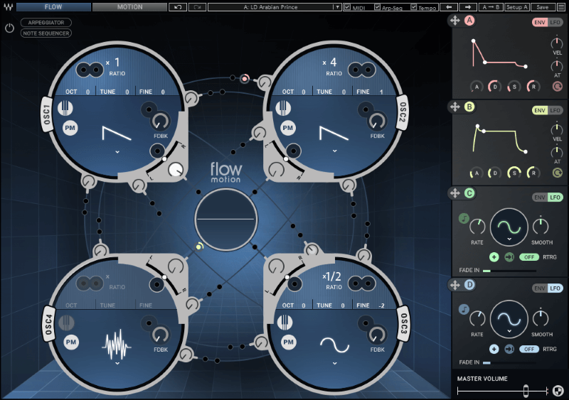 Waves Audio『Flow Motion FM Synth』の紹介