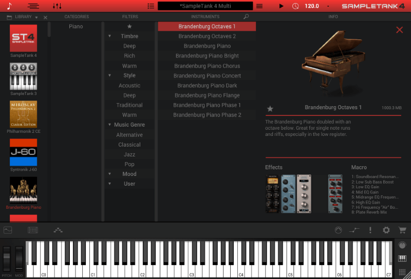 IK Multimedia『Brandenburg Piano』の紹介